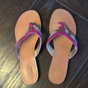 New Coach Flip Flops